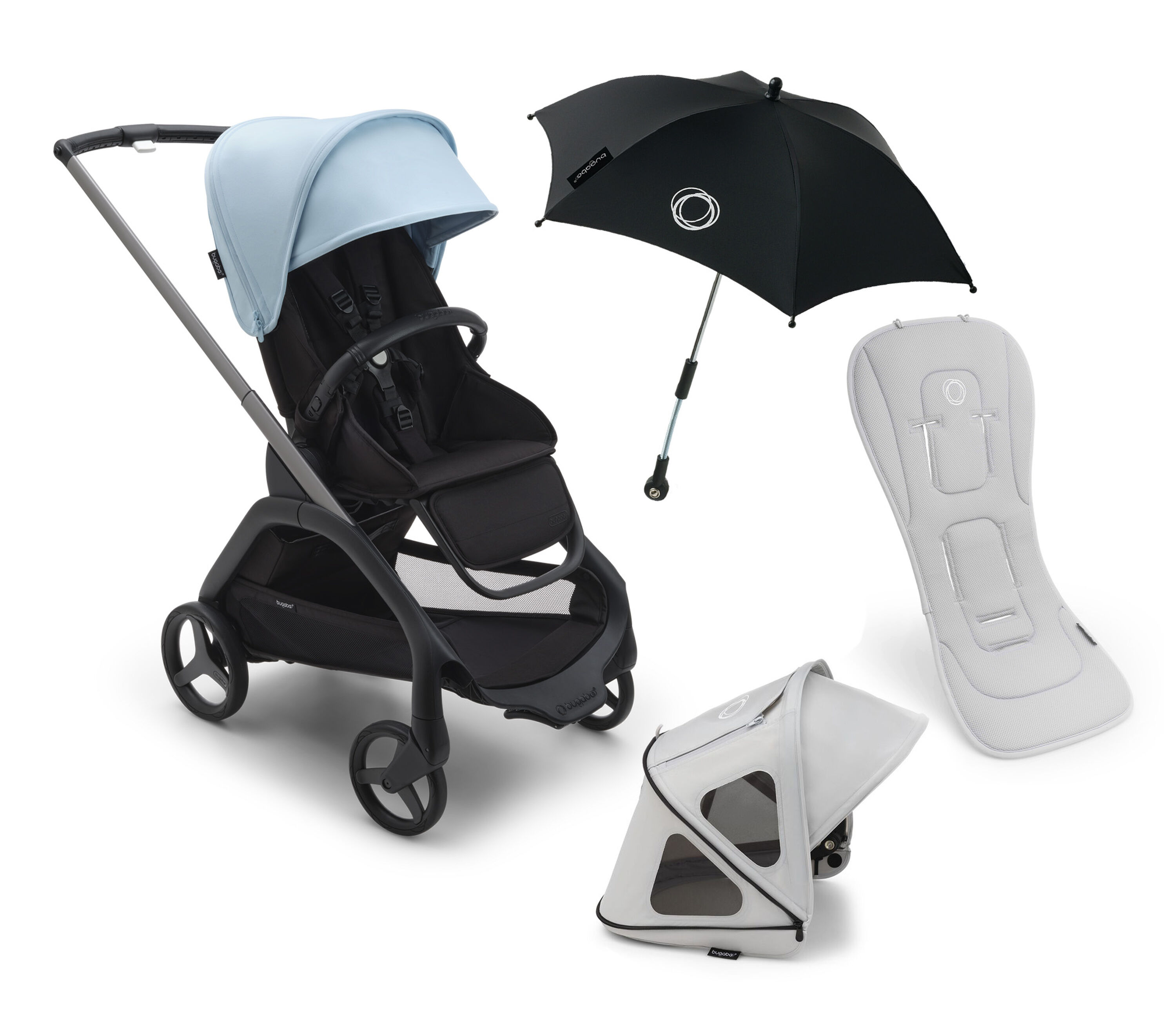 Bugaboo Dragonfly Seat Stroller Warm Weather Bundle - Main Modal Image Slide 1 of 5