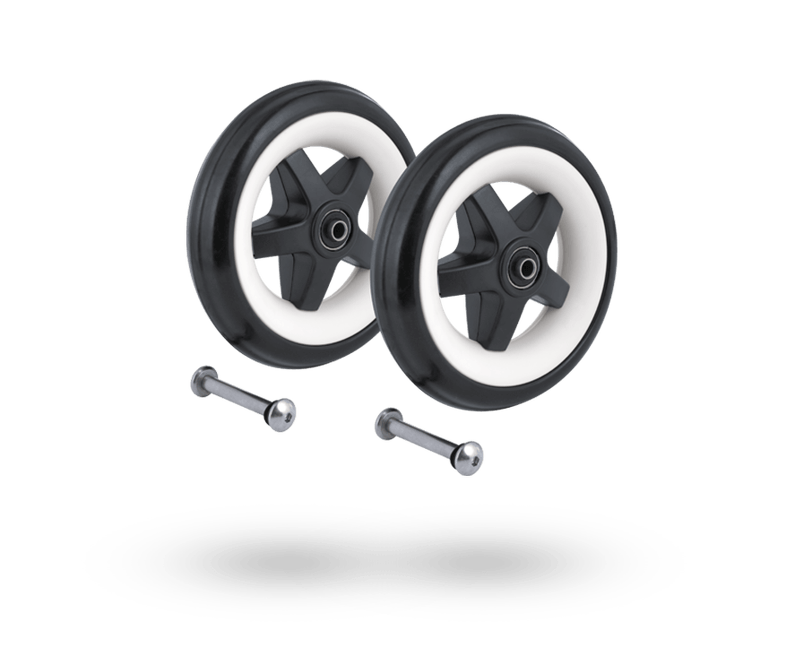 Bugaboo Bee+ 6inch rear wheels replacement set (foam) - Thumbnail Slide 1 of 1