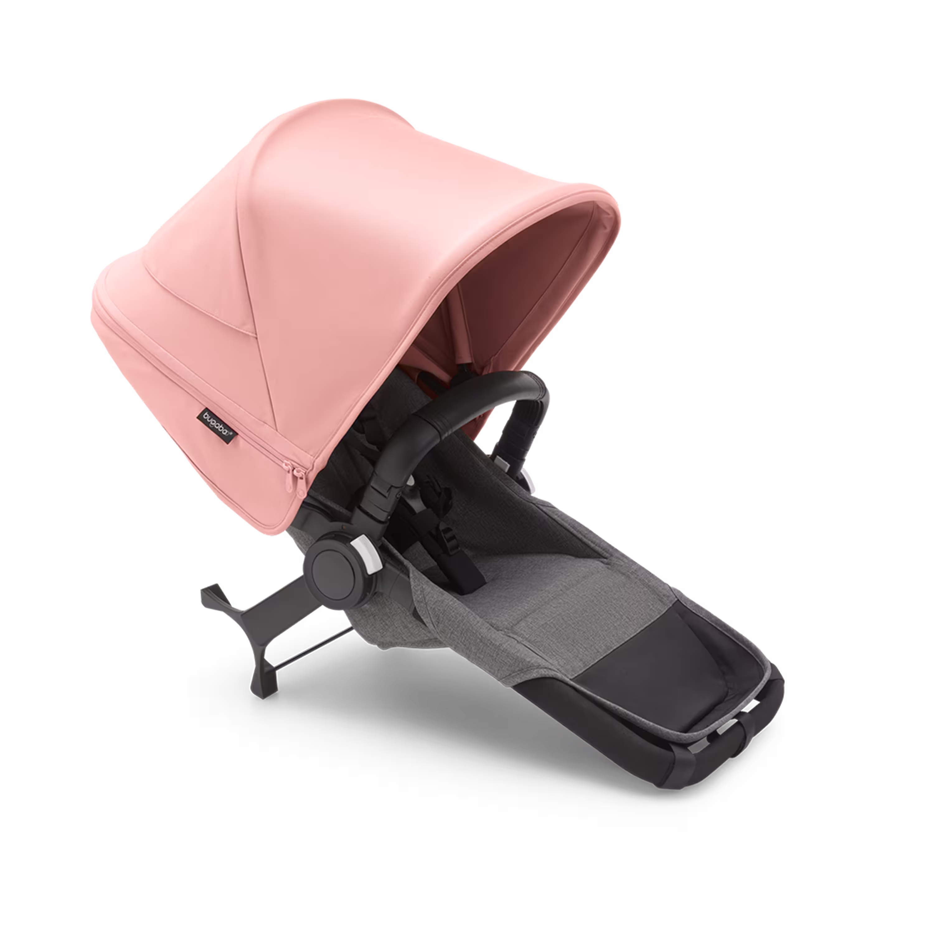 Bugaboo Donkey 5 Duo extension set complete GREY MÉLANGE-MORNING PINK - Main Modal Image Slide 1 of 1