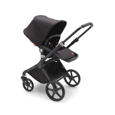 Bugaboo Fox Cub 2-in-1 stroller black base, midnight black fabrics, midnight black sun canopy - view 2
