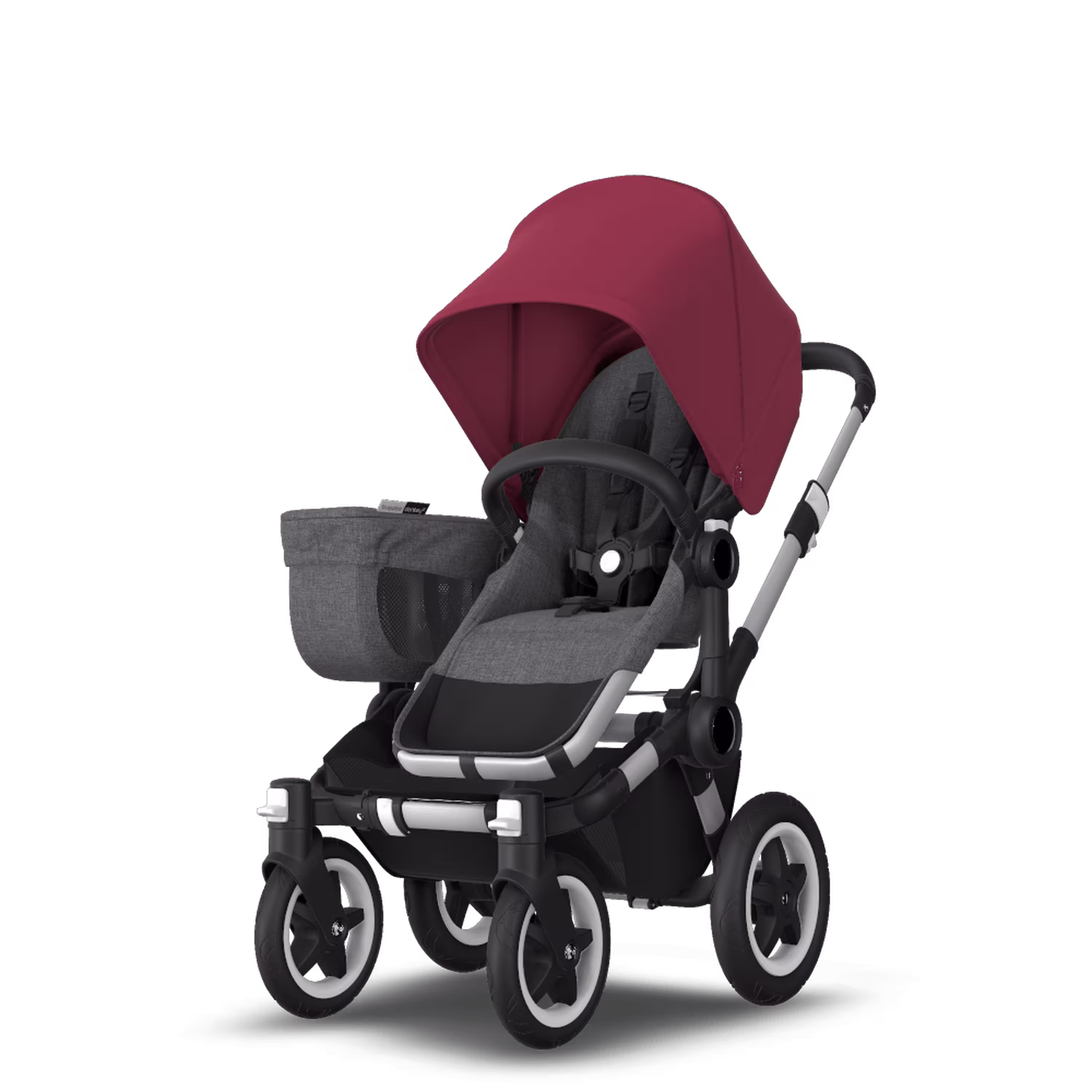 Bugaboo Donkey2 mono complete ASIA ALU/GREYM-RRED - Main Modal Image Slide 1 of 6