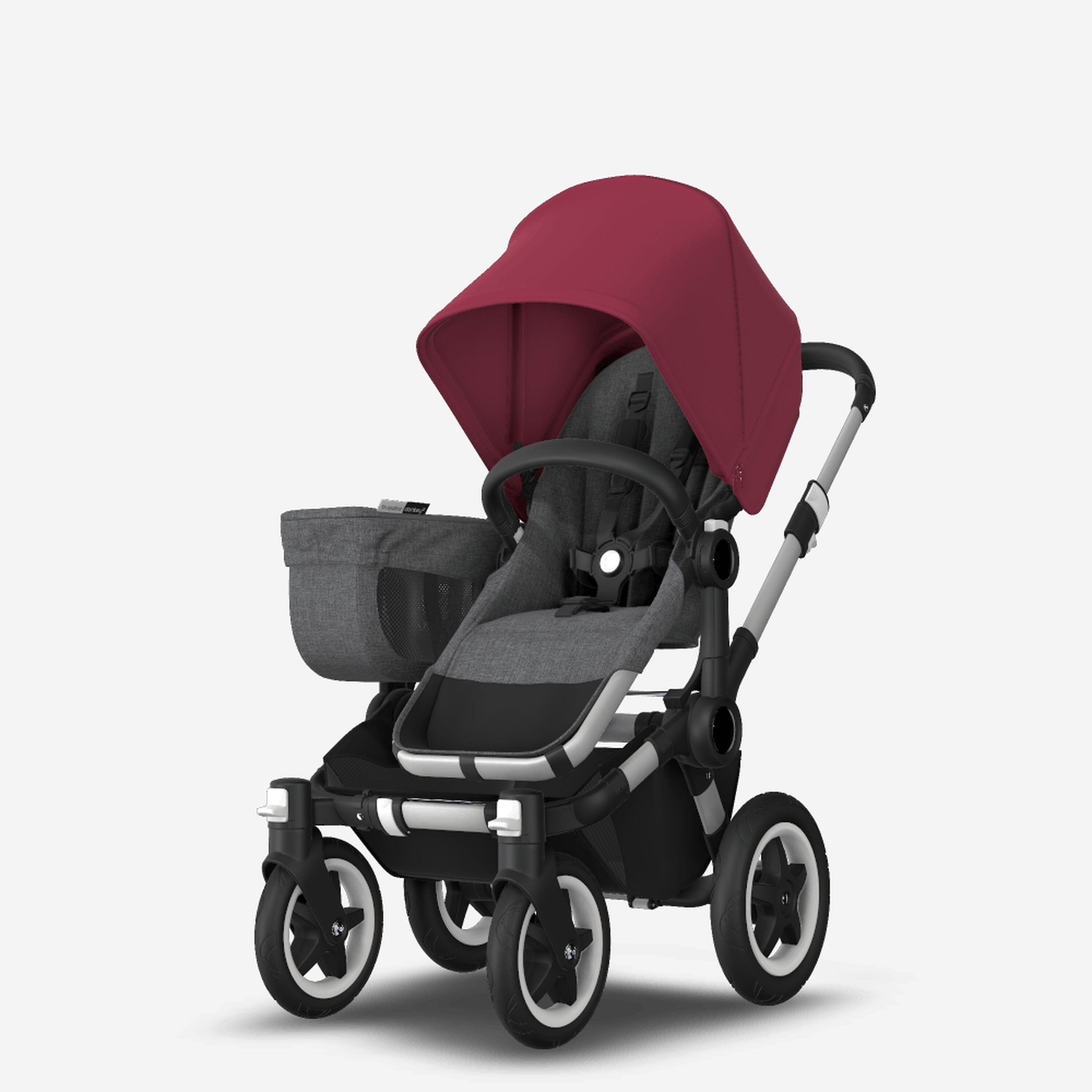 Bugaboo Donkey2 Mono complete ALU/GREYM-RRED - Main Modal Image Slide 1 of 6