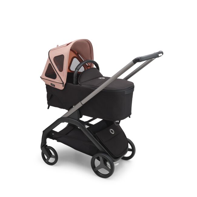Refurbished Bugaboo Dragonfly breezy sun canopy MORNING PINK - Main Image Slide 1 of 6