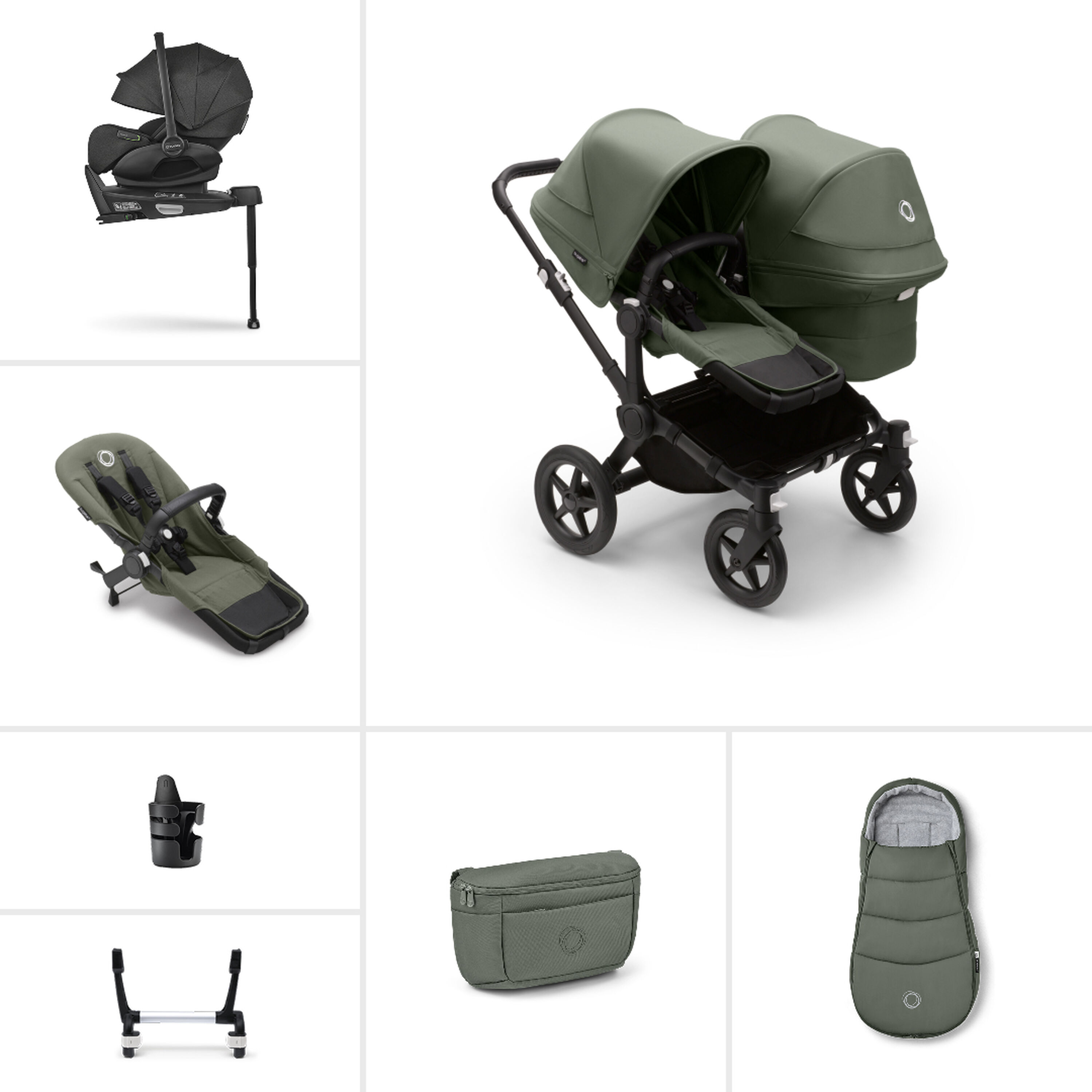 Bugaboo Donkey 5 Duo Ultimate Newborn Bundle - Main Modal Image Slide 1 of 8