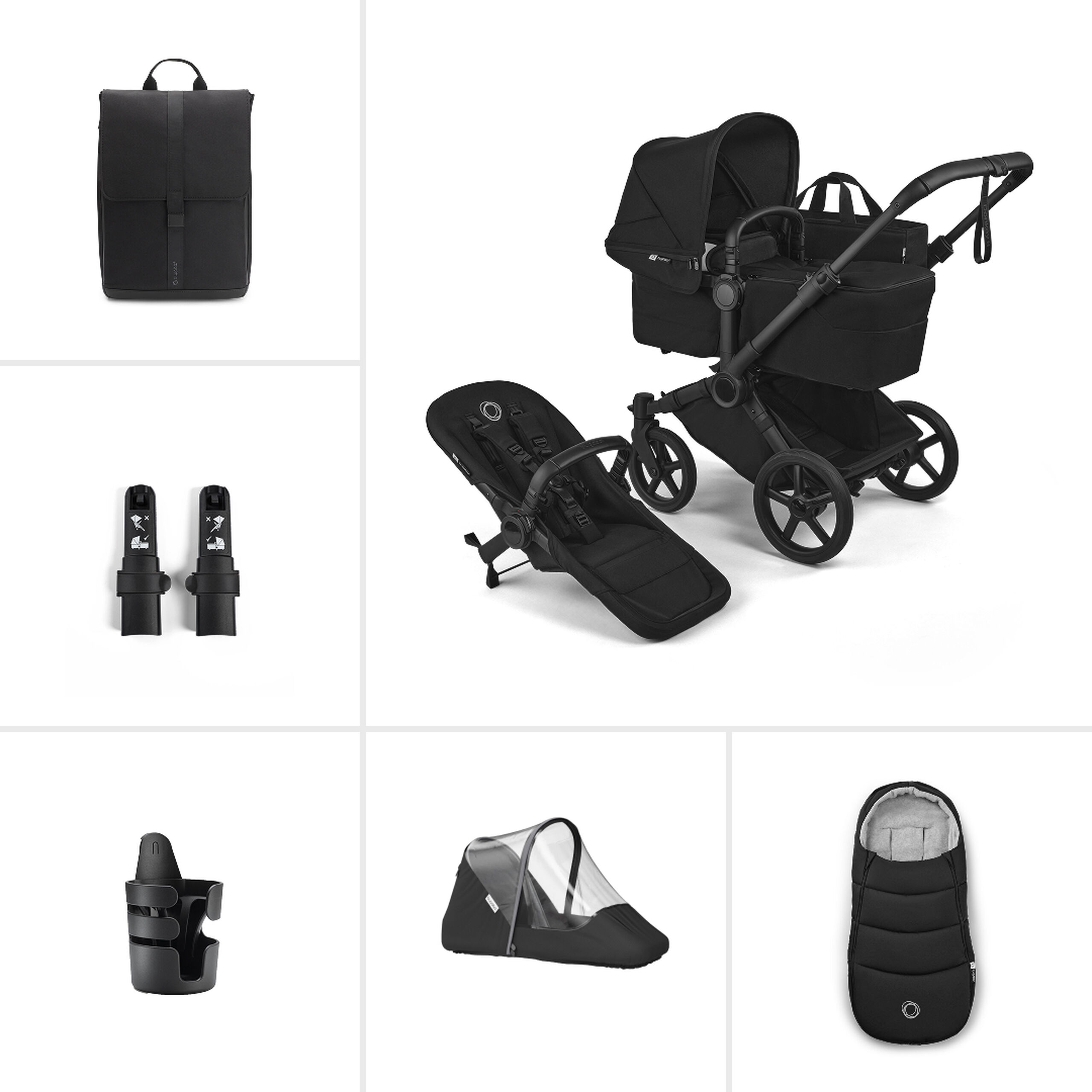 Bugaboo Donkey 6 Single Essential stroller bundle - Thumbnail Slide 1 of 7