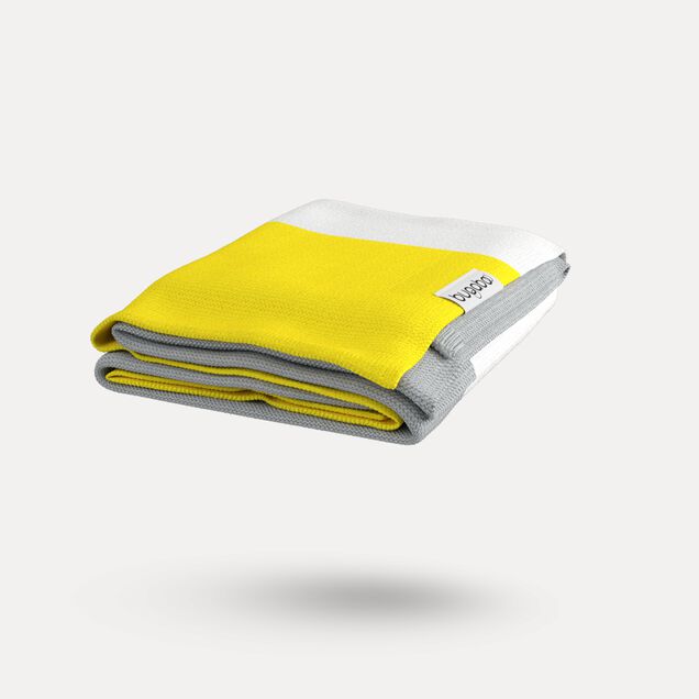 Bugaboo Light Cotton Blanket - BRIGHT YELLOW MULTI - Main Image Slide 2 of 10