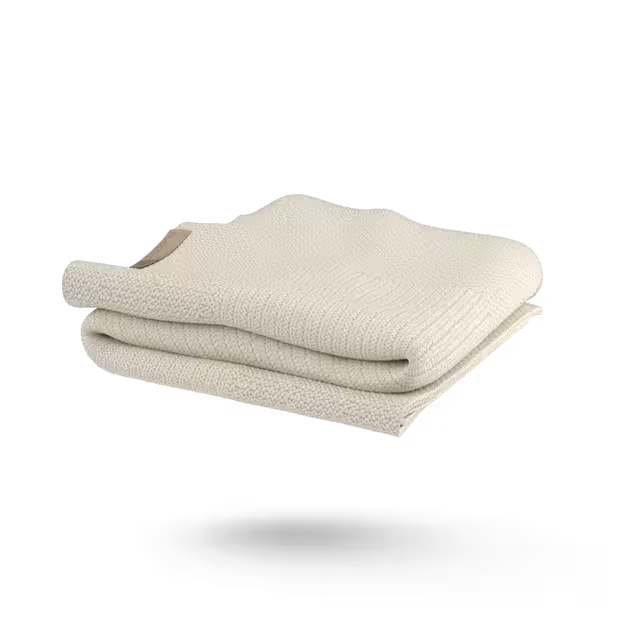 Bugaboo Soft Wool Blanket OFF WHITE MELANGE - Main Image Slide 7 of 9