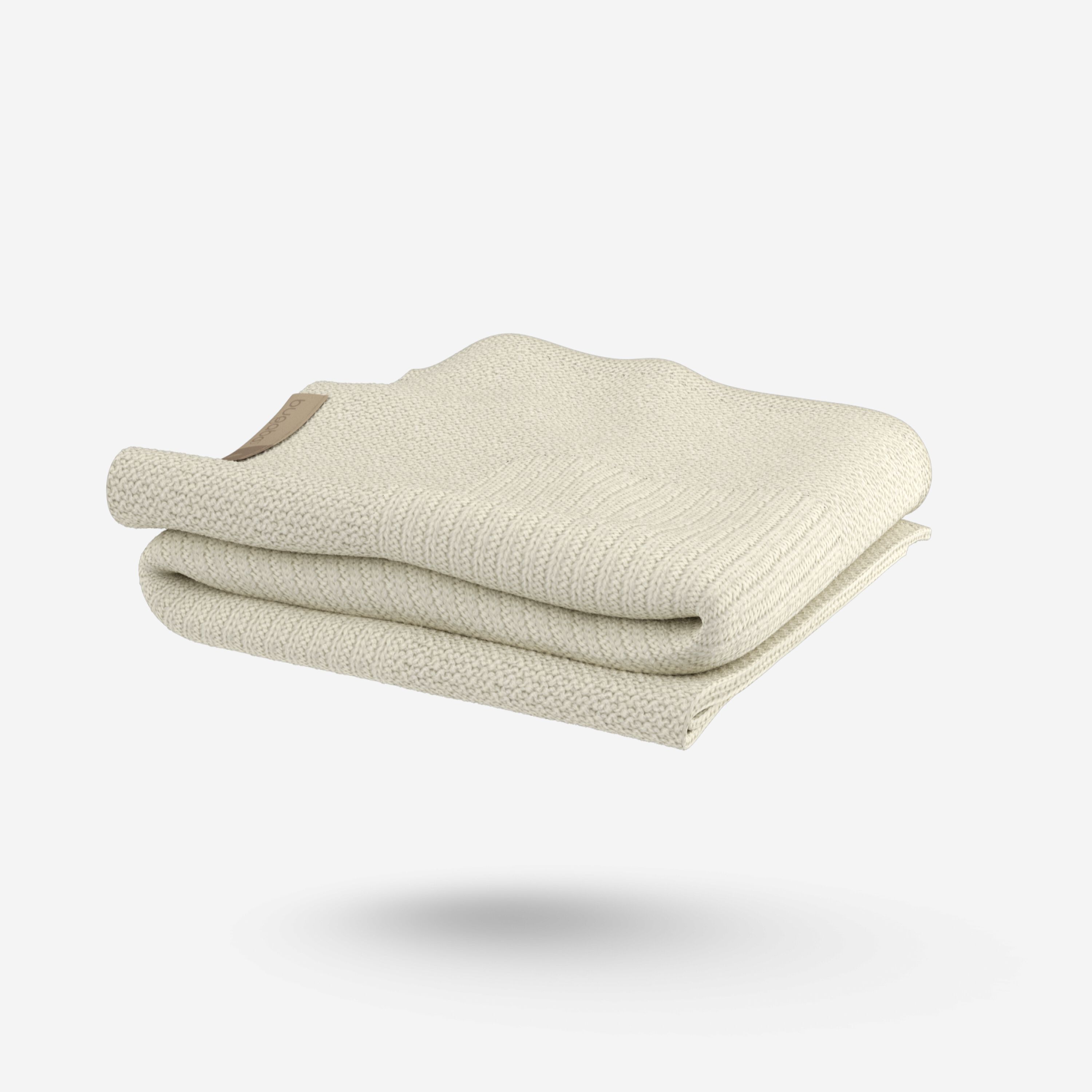 Bugaboo Soft Wool Blanket OFF WHITE MELANGE - Main Modal Image Slide 7 of 9