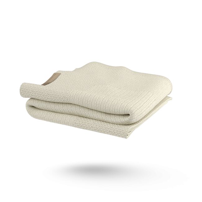 Bugaboo Soft Wool Blanket OFF WHITE MELANGE - Main Image Slide 7 van 9