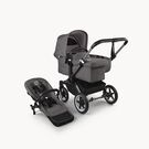 Refurbished Bugaboo Donkey 5 Mono complete UK GRAPHITE/GREY MÉLANGE-GREY MÉLANGE