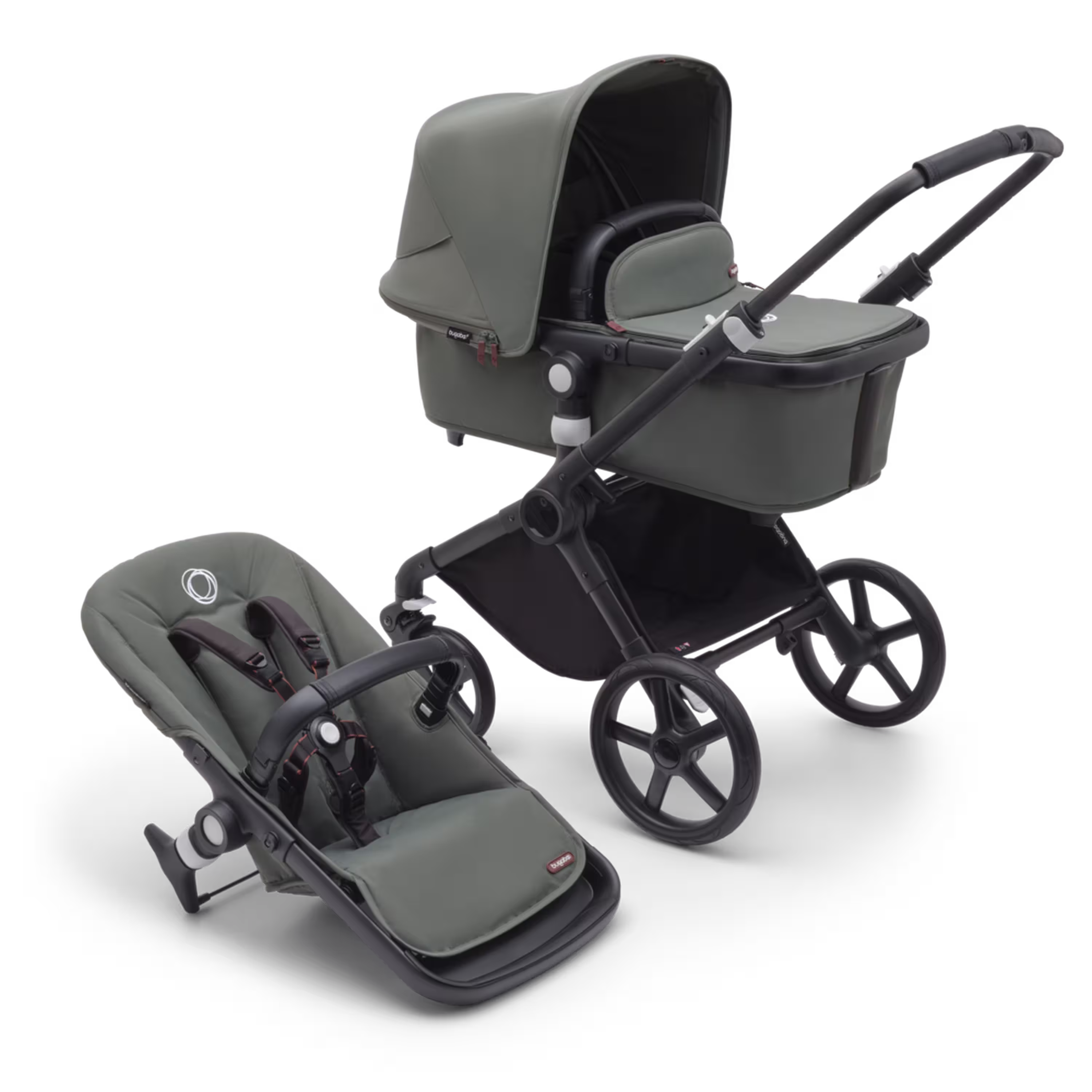 Bugaboo Fox Cub complete UK BLACK/FOREST GREEN-FOREST GREEN - Main Modal Image Slide 1 of 10