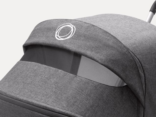 Bugaboo Bee6 sun canopy RW fabric NA GREY MELANGE - Main Image Slide 2 of 23