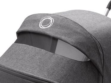 Bugaboo Bee6 sun canopy RW fabric NA GREY MELANGE - view 2