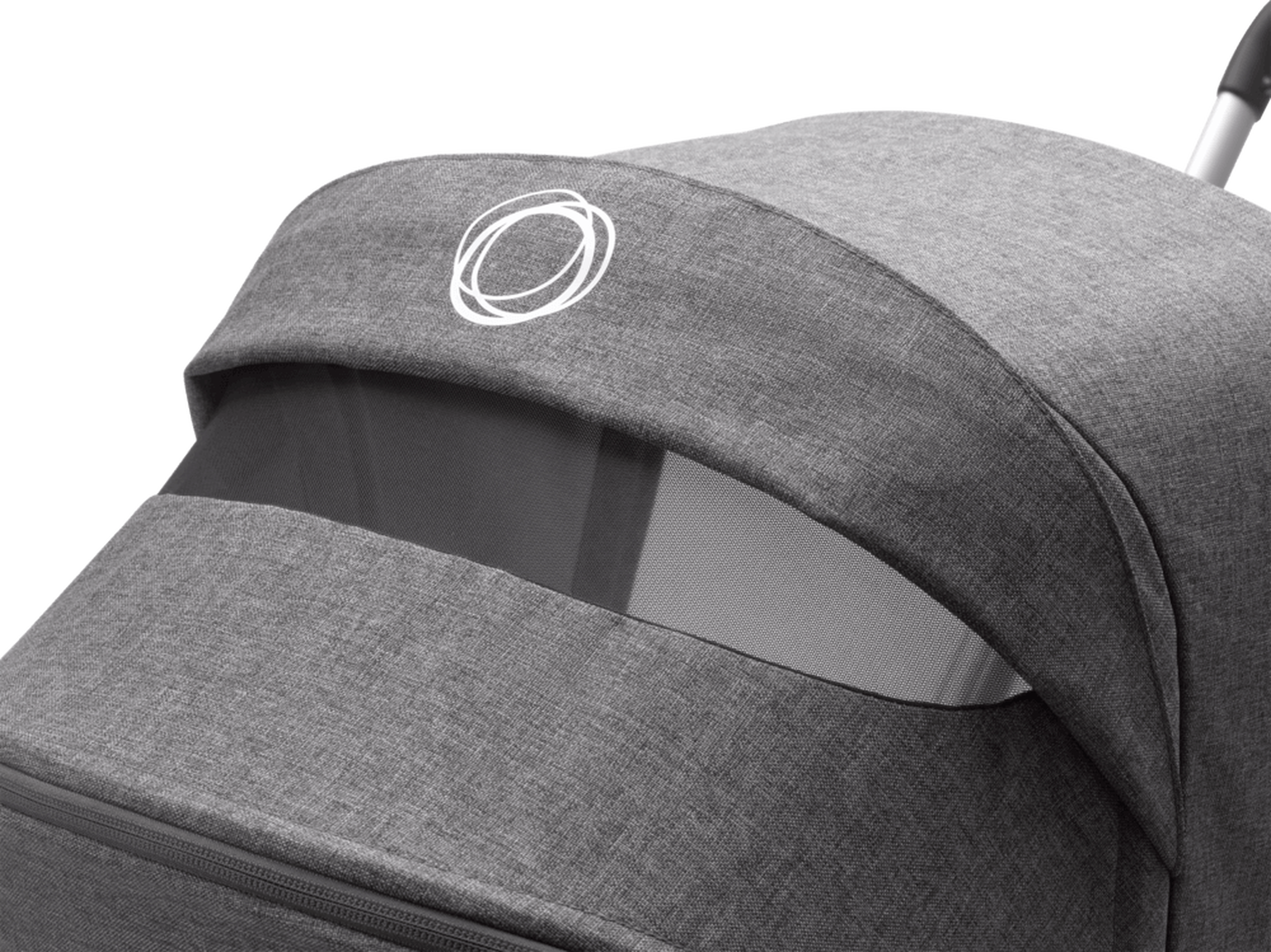 Bugaboo Bee6 sun canopy RW fabric NA GREY MELANGE - Thumbnail Slide 2 of 23