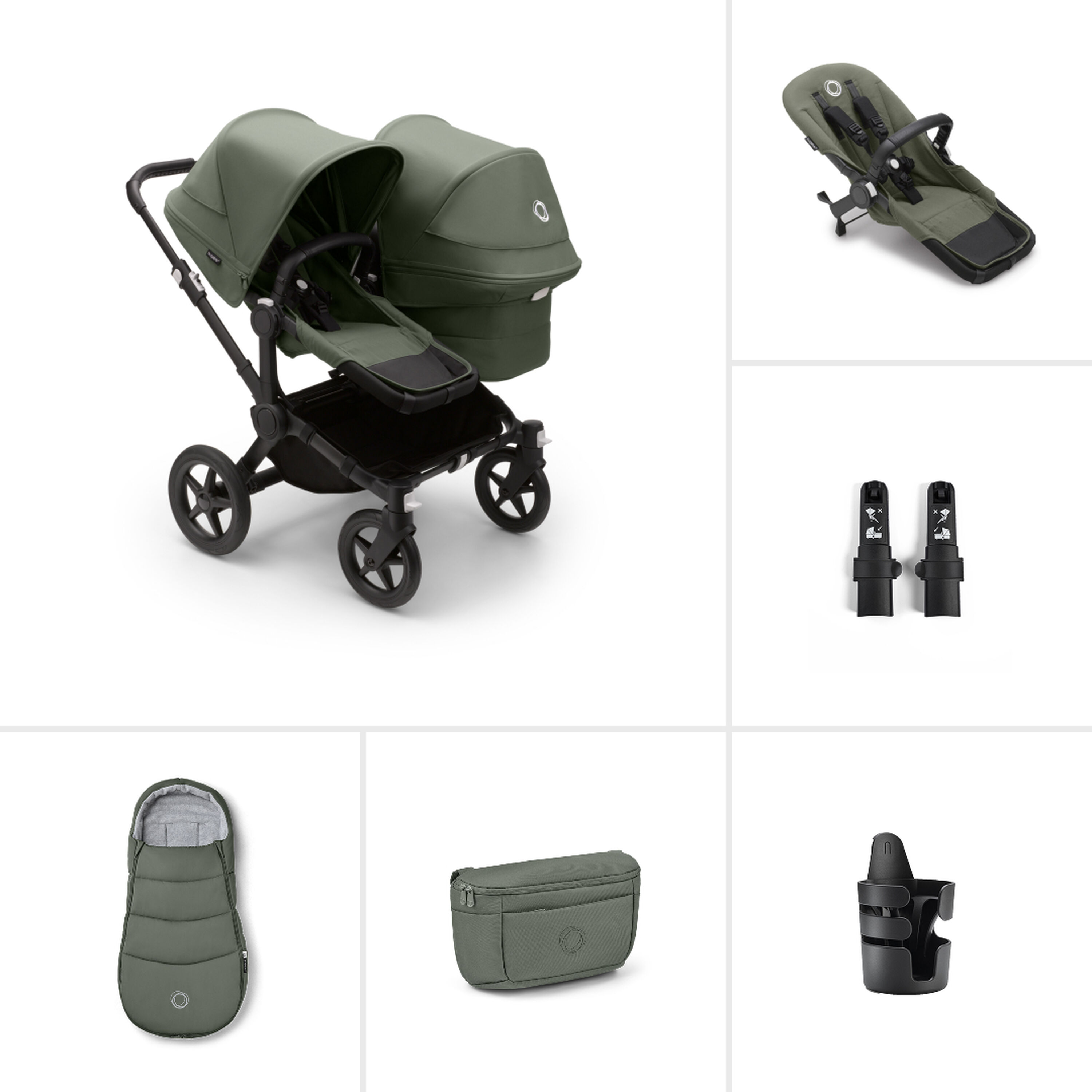 Bugaboo Donkey 5 Duo Unverzichtbare Kinderwagen-Sets - Main Modal Image Slide 1 of 6