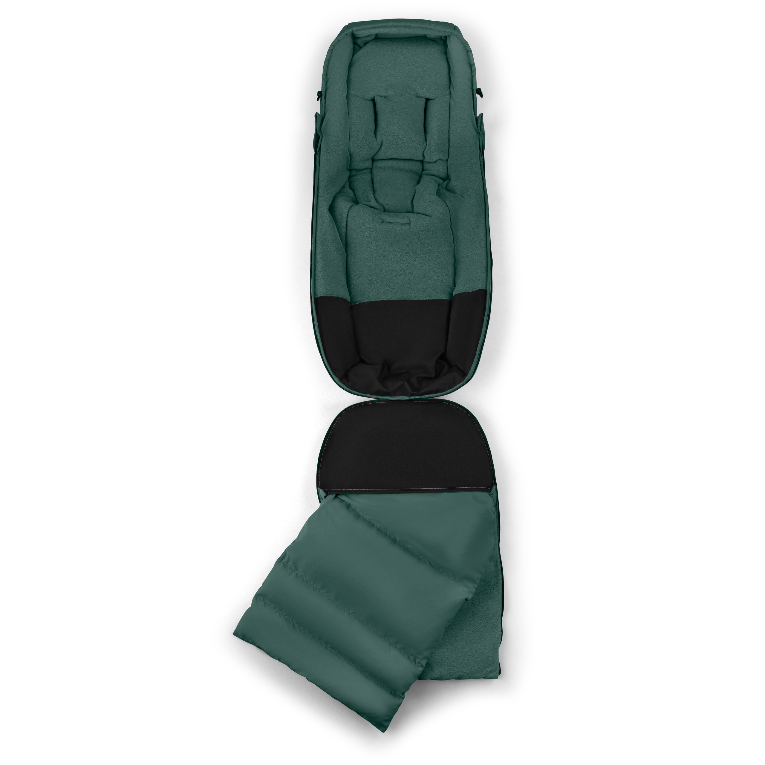 Bugaboo THERMOLITE® performance footmuff FERN GREEN - Thumbnail Slide 2 of 4