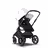 Bugaboo Fox 2 Seat and Bassinet Stroller Fresh white sun canopy, Black style set, black chassis - Thumbnail Slide 2 of 6