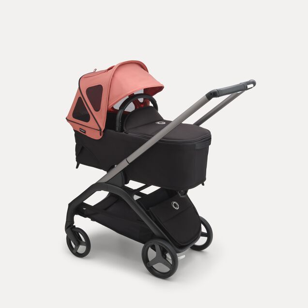 Refurbished Bugaboo Dragonfly breezy sun canopy SUNRISE RED - Main Image Slide 2 of 5