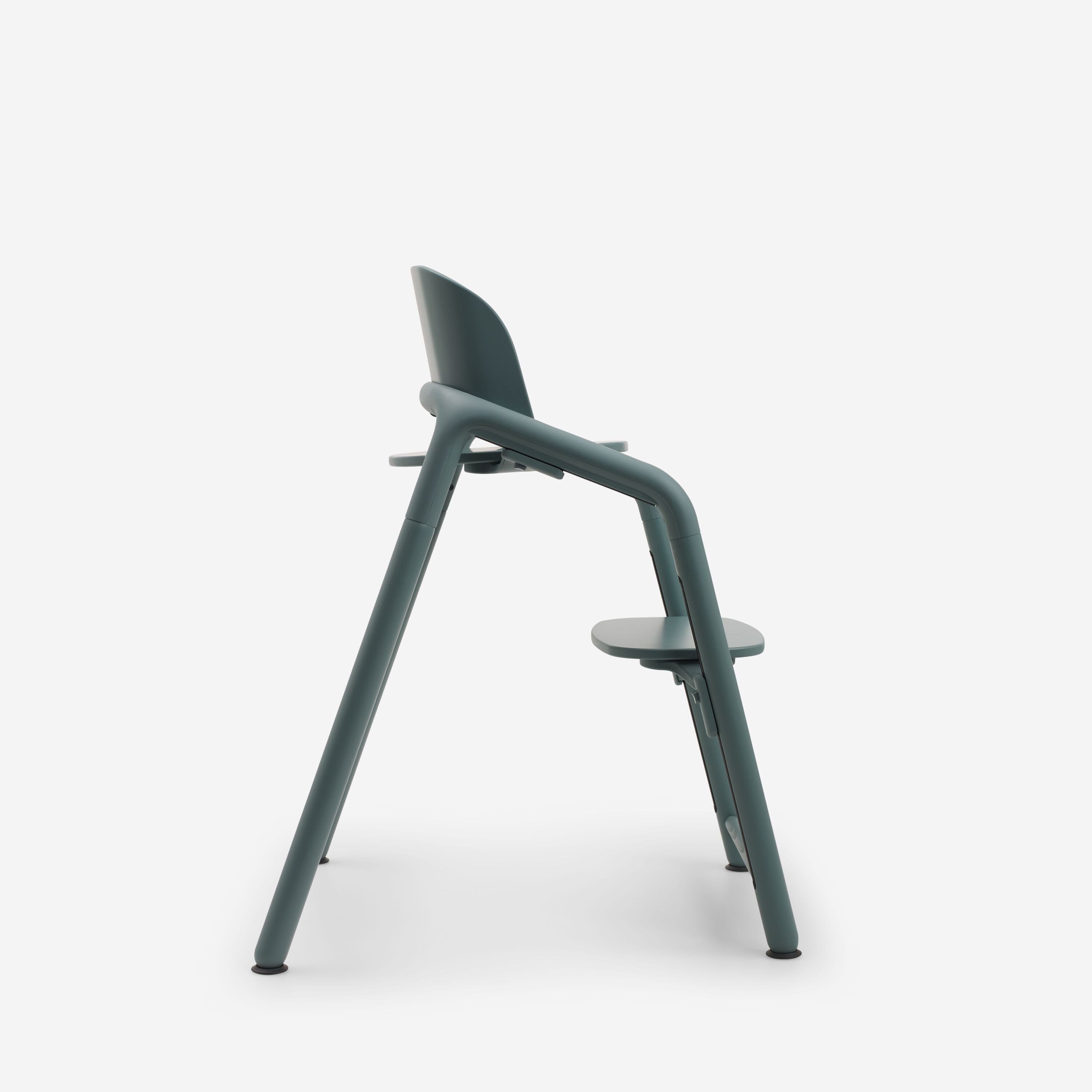Side view of the Bugaboo Giraffe chair in blue. - Main Modal Image Slide 5 of 5