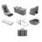 Refurbished Bugaboo Donkey2 Mineral style set complete AU LIGHT GREY - Thumbnail Slide 1 van 1