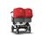 US - Bugaboo D3T stroller bundle aluminum grey melange red - Thumbnail Slide 2 of 5