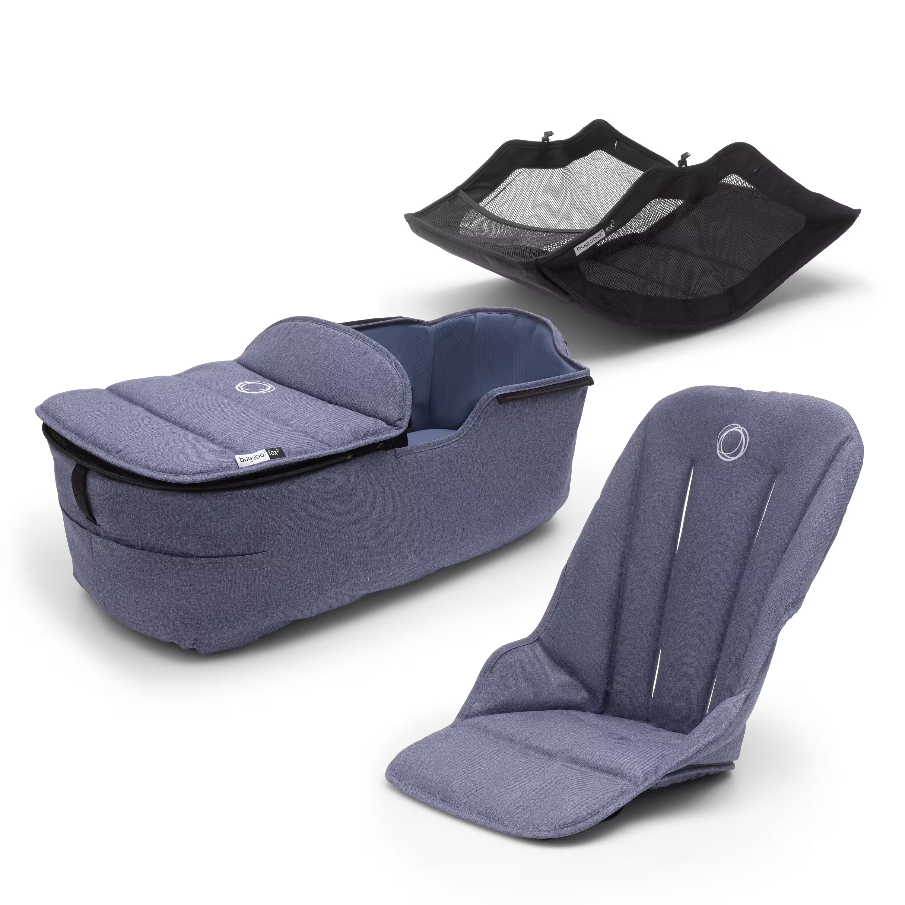 Bugaboo Fox2 style set BLUE MELANGE - Main Modal Image Slide 1 of 1