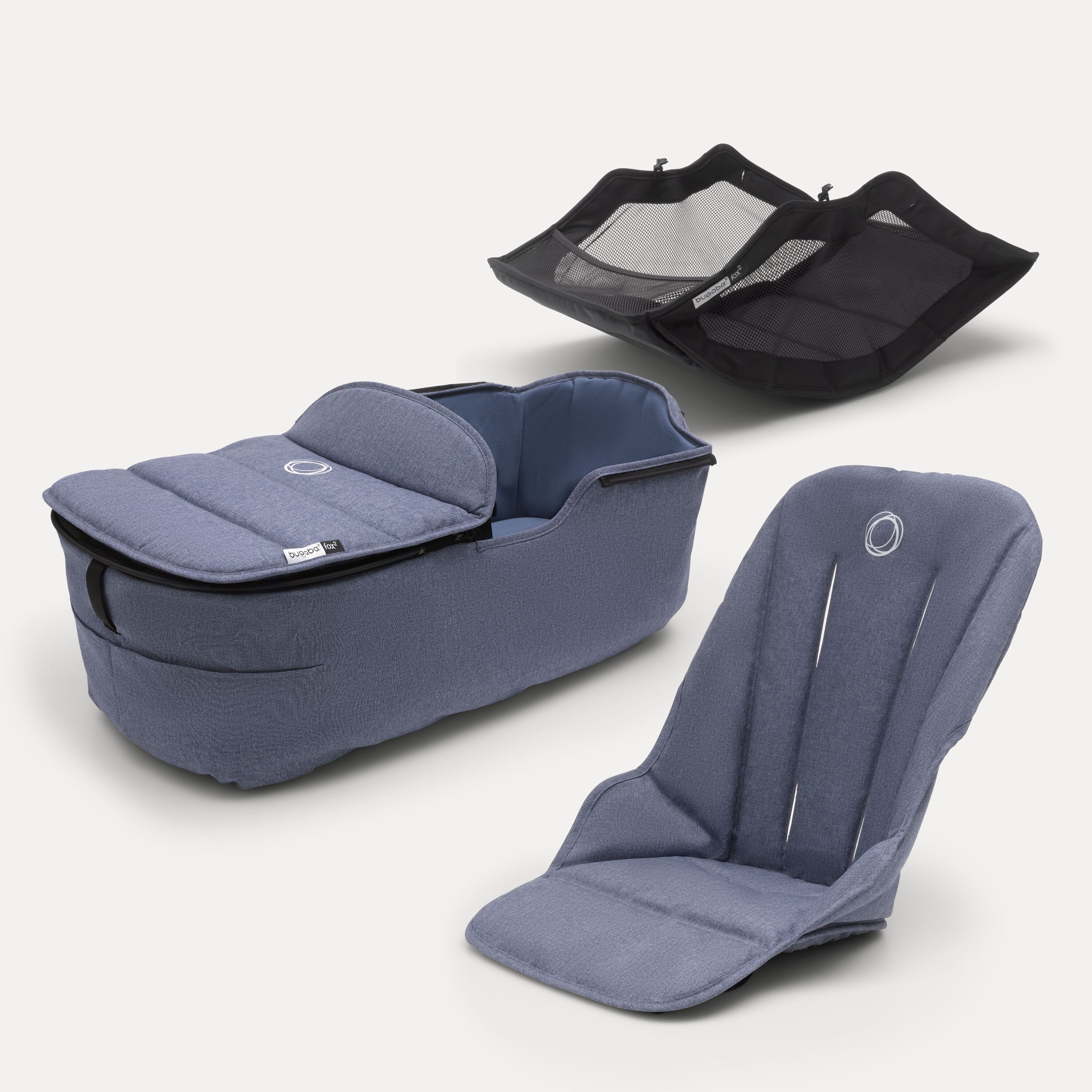Bugaboo Fox2 style set BLUE MELANGE - Main Modal Image Slide 1 of 1