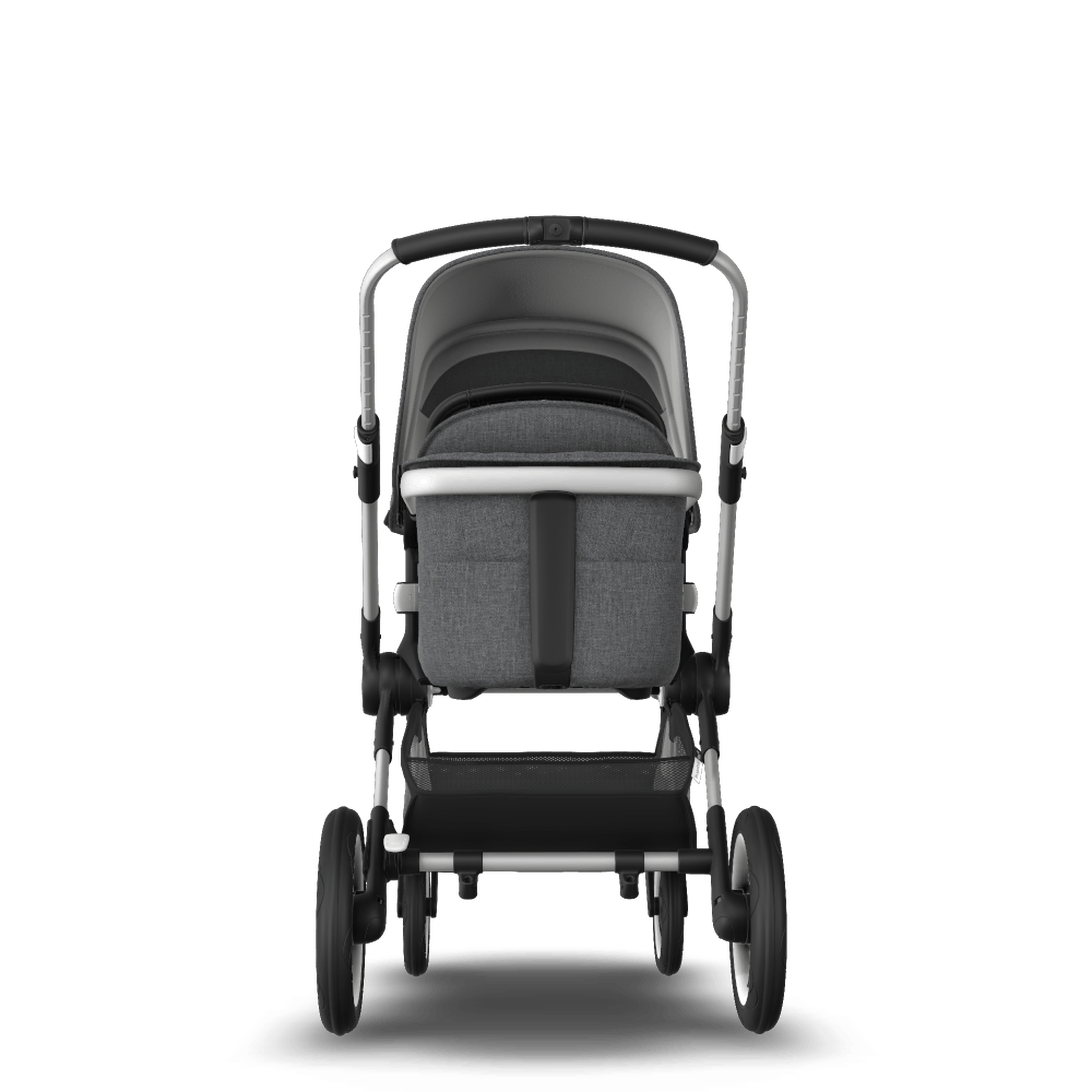 Refurbished Bugaboo Fox2 complete ALU/GREY MELANGE-GREY MELANGE - Thumbnail Slide 4 of 10