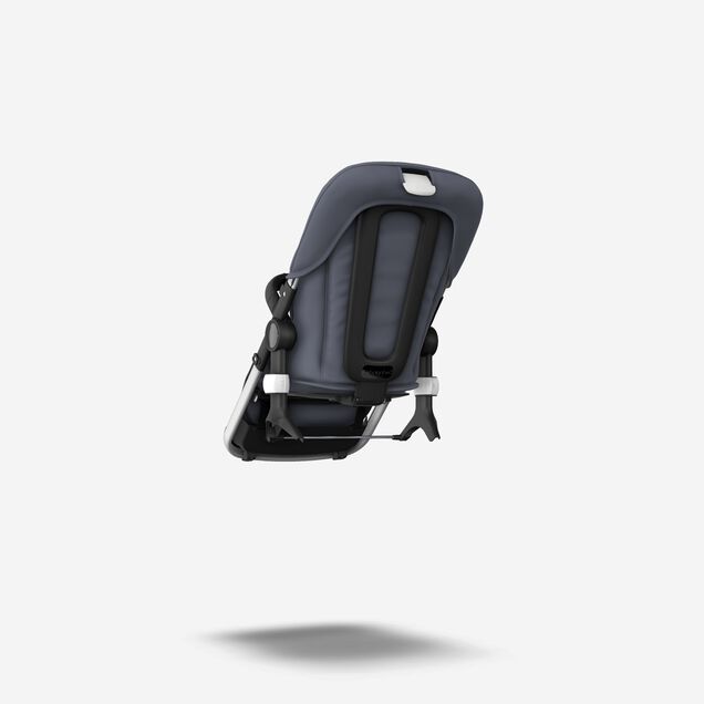 Refurbished Bugaboo Fox seat fabric STEEL BLUE - Main Image Slide 1 of 6