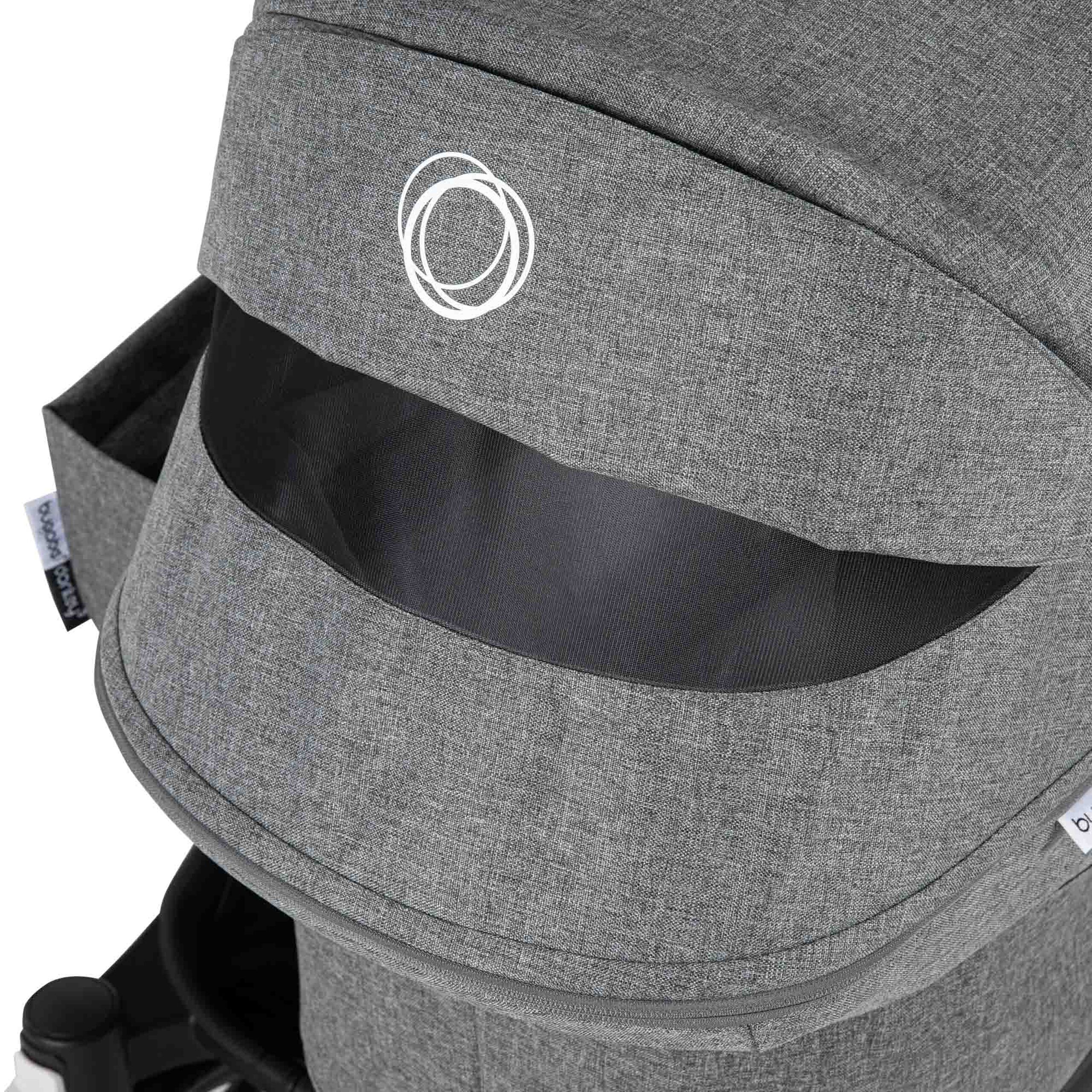 Bugaboo Donkey3 sun canopy GREY MELANGE - Thumbnail Slide 2 of 22