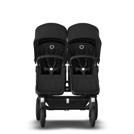 Bugaboo Donkey 3 twin black sun canopy, black seat, black chassis - view 2