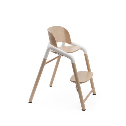 Bugaboo Giraffe chair in neutral wood/white. - view 1