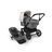 Bugaboo Donkey 5 Mono 2-in-1 stroller black base, grey mélange fabrics, misty white sun canopy - Thumbnail Slide 1 of 12
