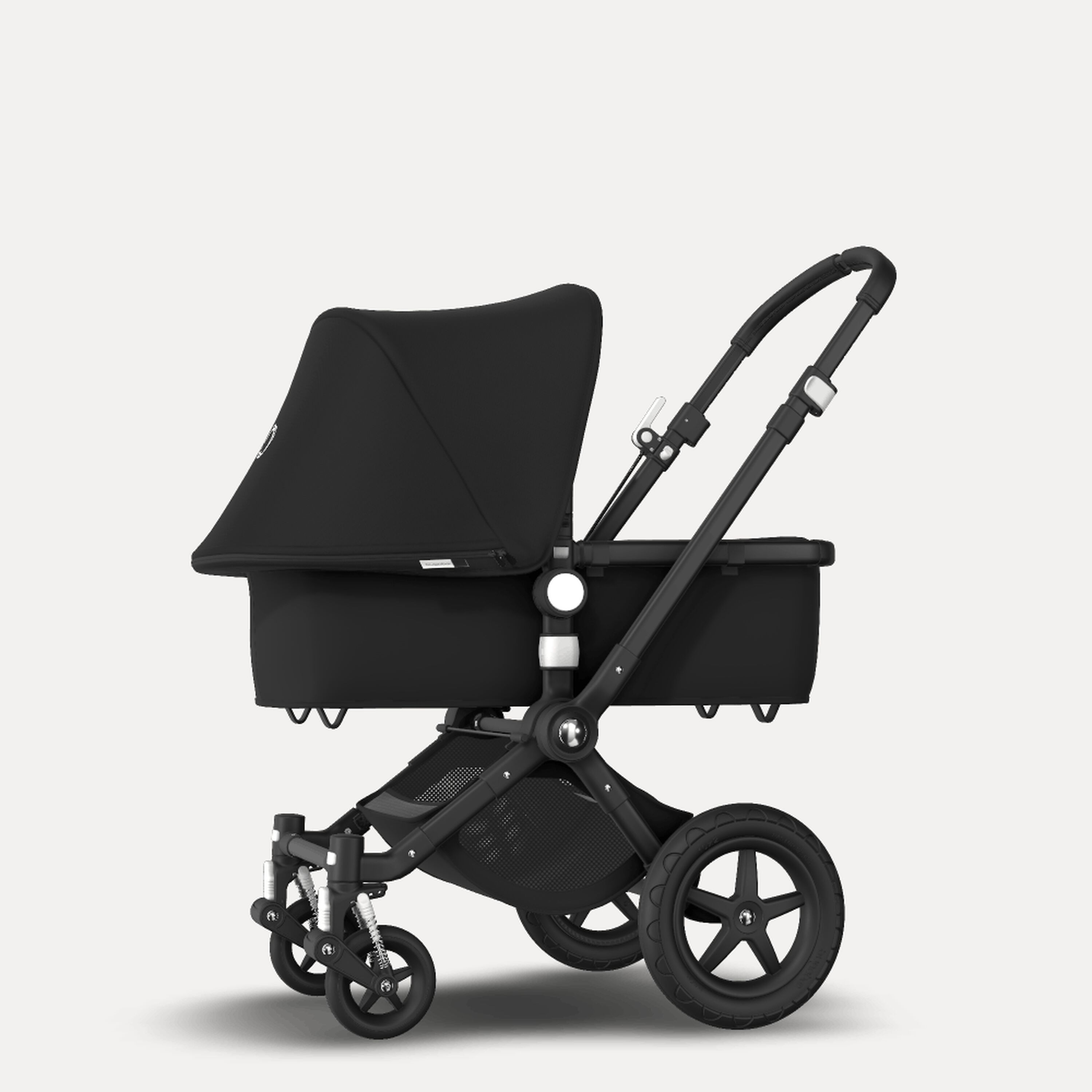 Bugaboo Cameleon 3 Plus seat and carrycot pushchair black sun canopy, black fabrics, black base - Main Modal Image Slide 2 of 8
