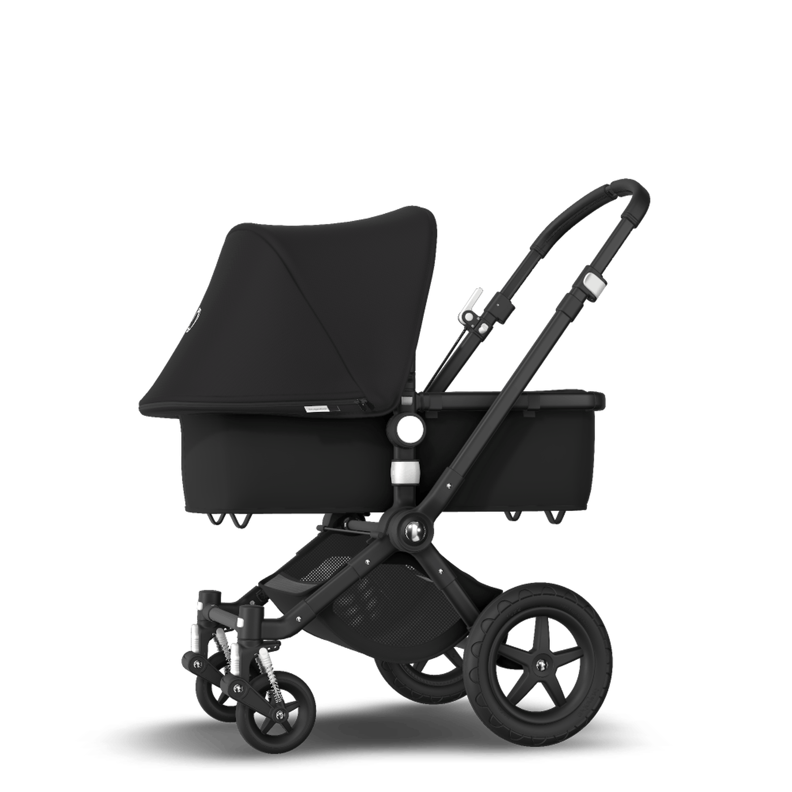Bugaboo Cameleon 3 Plus seat and carrycot pushchair black sun canopy, black fabrics, black base - Thumbnail Slide 2 of 8