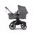 Bugaboo Donkey 5 twin stroller graphite base, grey mélange fabrics, grey mélange sun canopy - Thumbnail Slide 2 of 12
