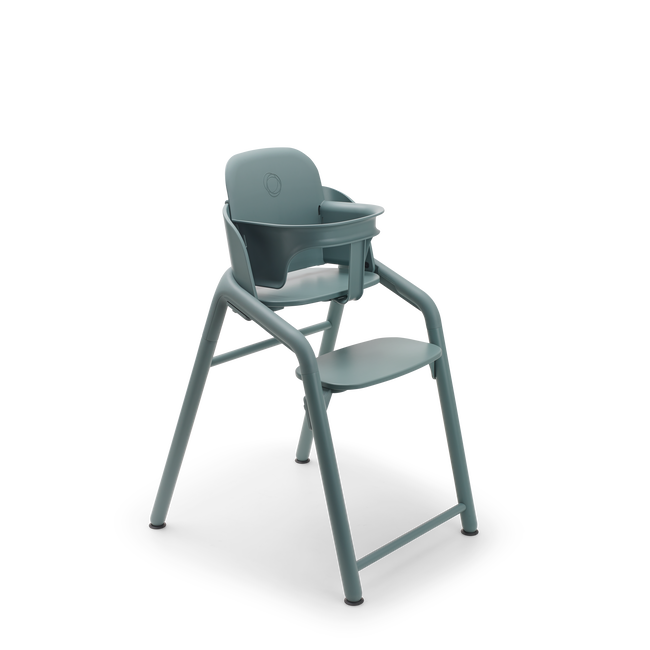 Bugaboo Giraffe chair and baby set in blue.