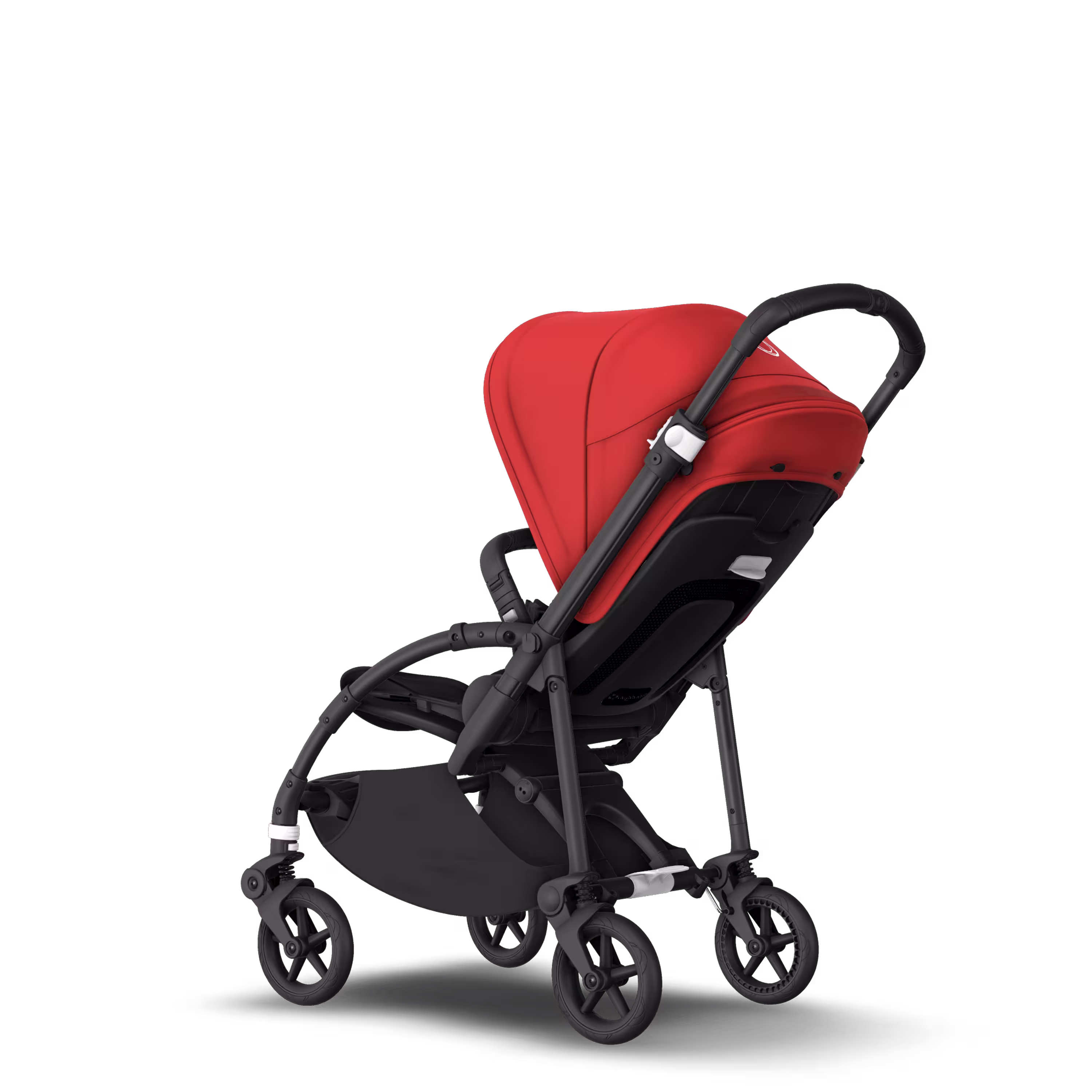 Bugaboo Bee 6 seat stroller red sun canopy, black fabrics, black base - Main Modal Image Slide 2 of 2
