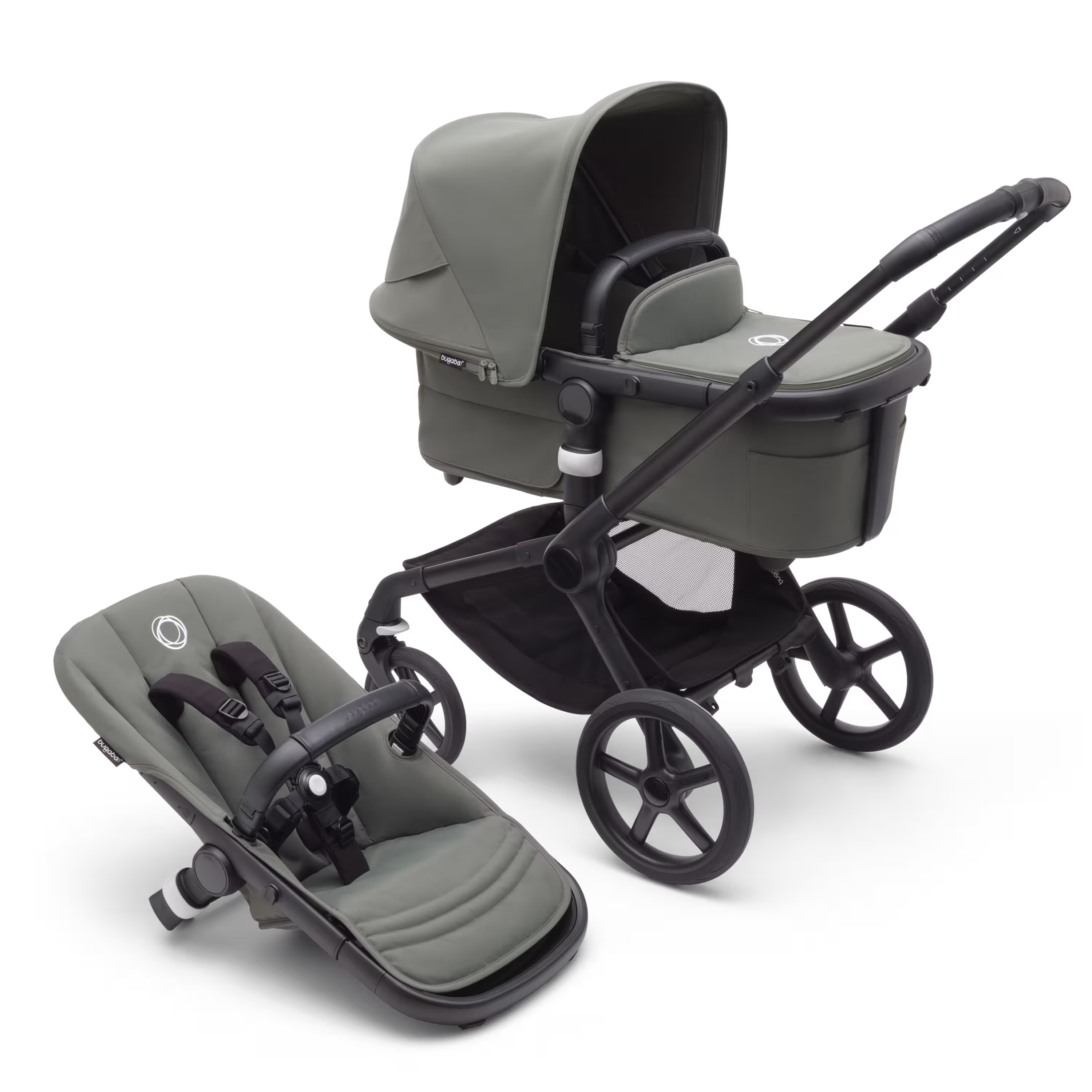 Refurbished Bugaboo Fox 5 complete BLACK/FOREST GREEN-FOREST GREEN - Main Modal Image Slide 1 of 12