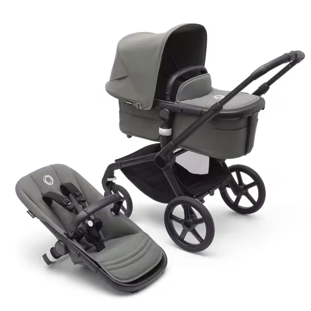 Refurbished Bugaboo Fox 5 complete BLACK/FOREST GREEN-FOREST GREEN - Main Image Slide 1 of 12