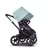 Bugaboo Donkey 3 Twin seat and carrycot pushchair vapor blue sun canopy, grey melange fabrics, black base - Thumbnail Slide 8 of 9