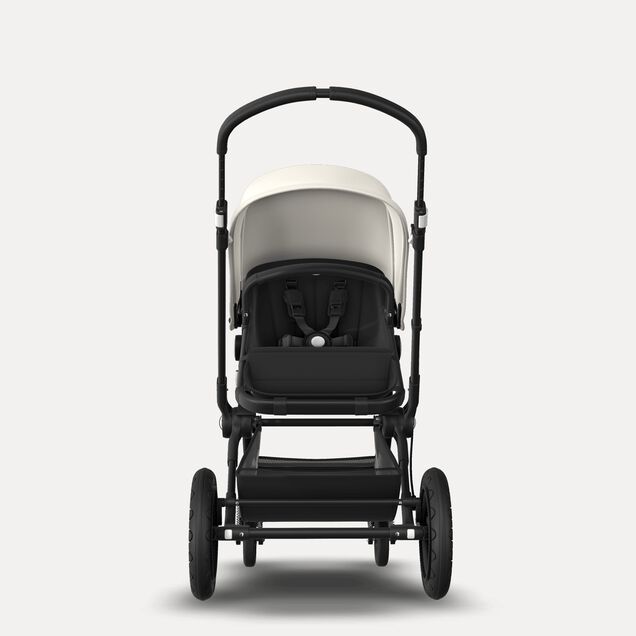 Bugaboo Cameleon 3 Plus seat and bassinet stroller fresh white sun canopy, black fabrics, black base - Main Image Slide 7 of 9