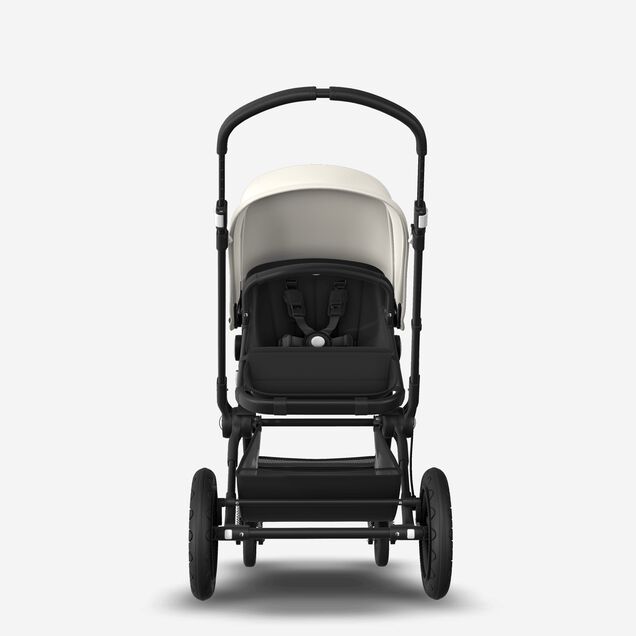 Bugaboo Cameleon 3 Plus seat and bassinet stroller fresh white sun canopy, black fabrics, black base - Main Image Slide 7 of 9