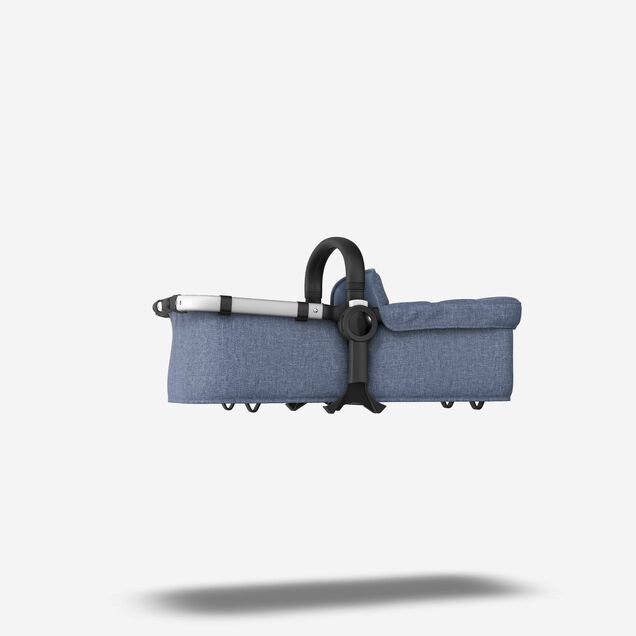 Bugaboo Donkey2 Carrycot Fabric Complete AU BLUE MELANGE - Main Image Slide 2 of 6
