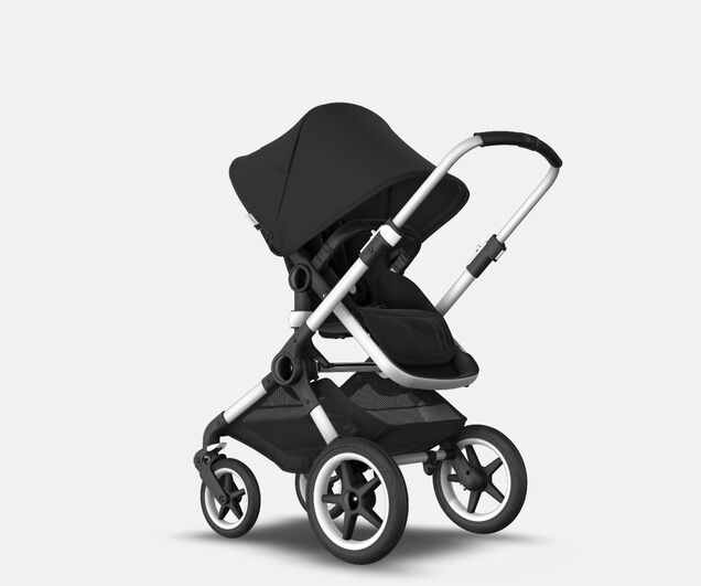 US - Bugaboo Fox2 stroller bundle aluminum black black - Main Image Slide 1 of 5