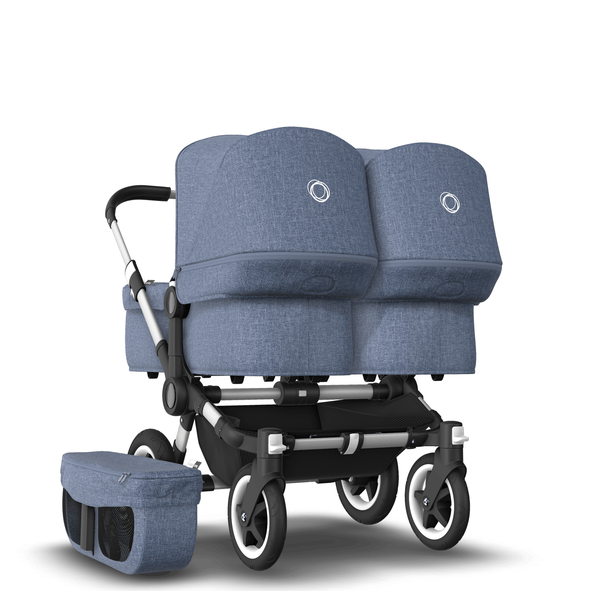 bugaboo donkey twin blue melange