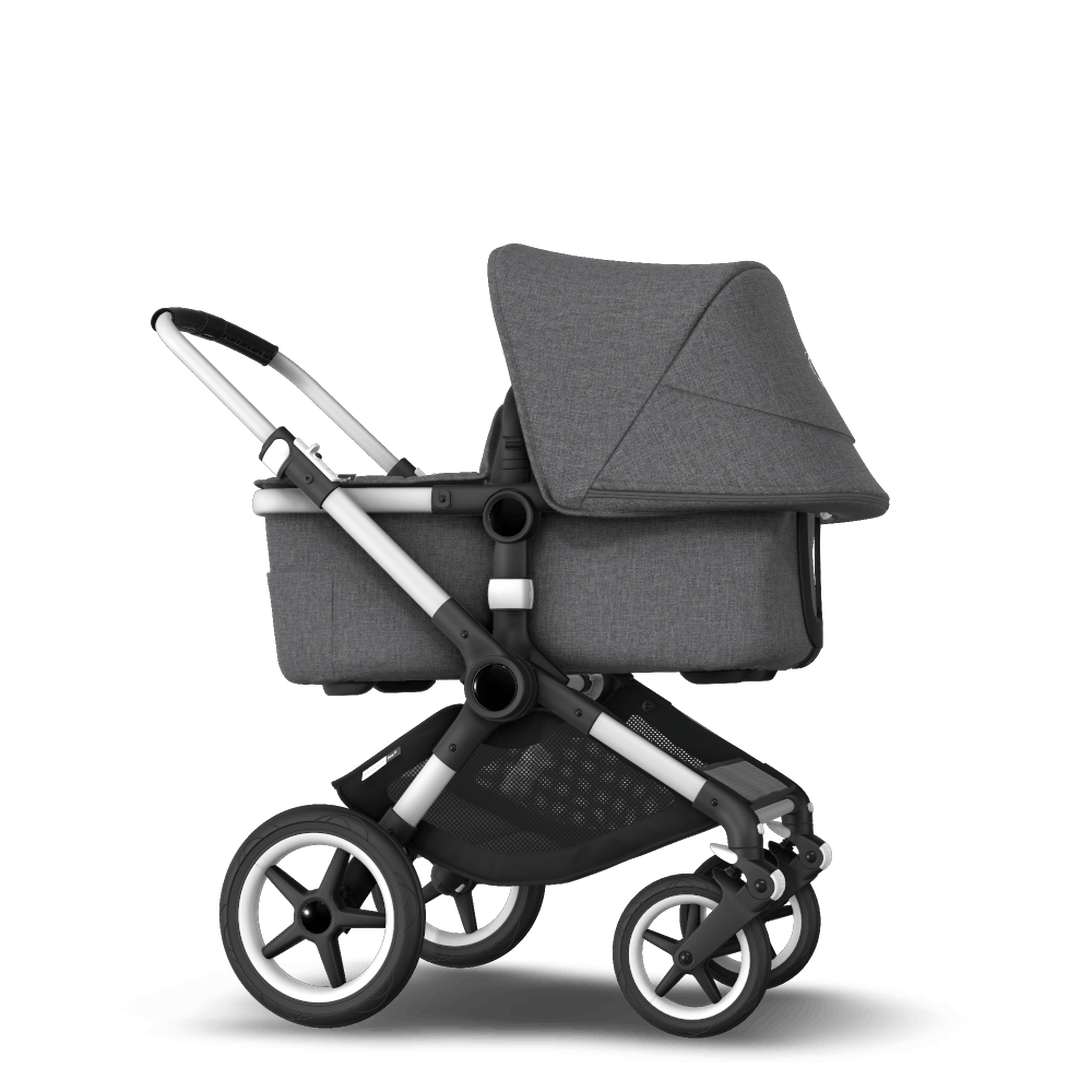 Refurbished Bugaboo Fox2 complete ALU/GREY MELANGE-GREY MELANGE - Thumbnail Slide 5 of 10