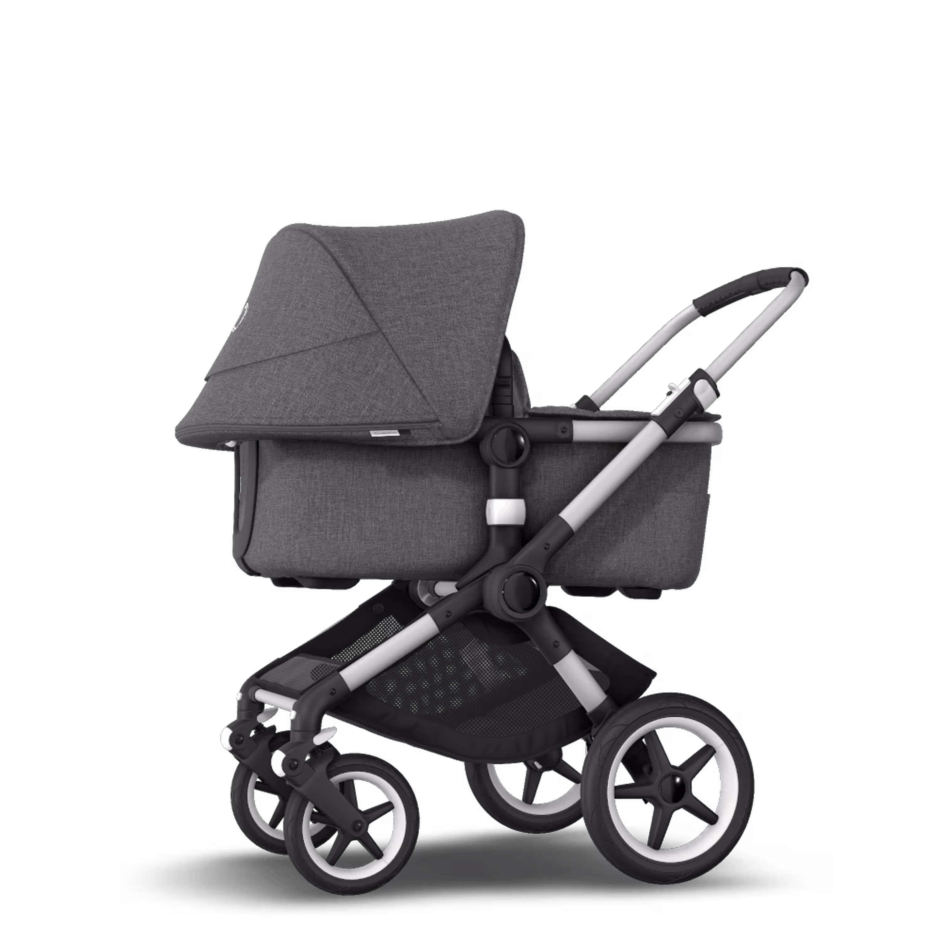 Refurbished Bugaboo Fox2 complete ALU/GREY MELANGE-GREY MELANGE - Main Modal Image Slide 3 of 10