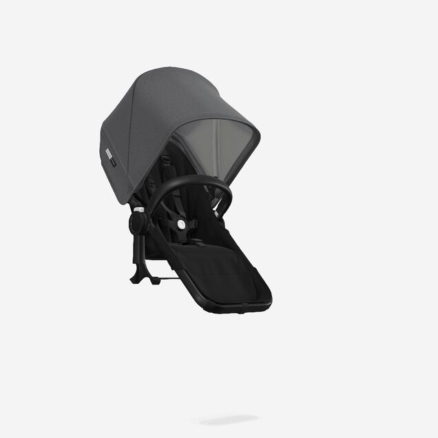 Bugaboo Donkey2 duo extension compl ALU/GREYM-RRED - Main Image Slide 1 van 1
