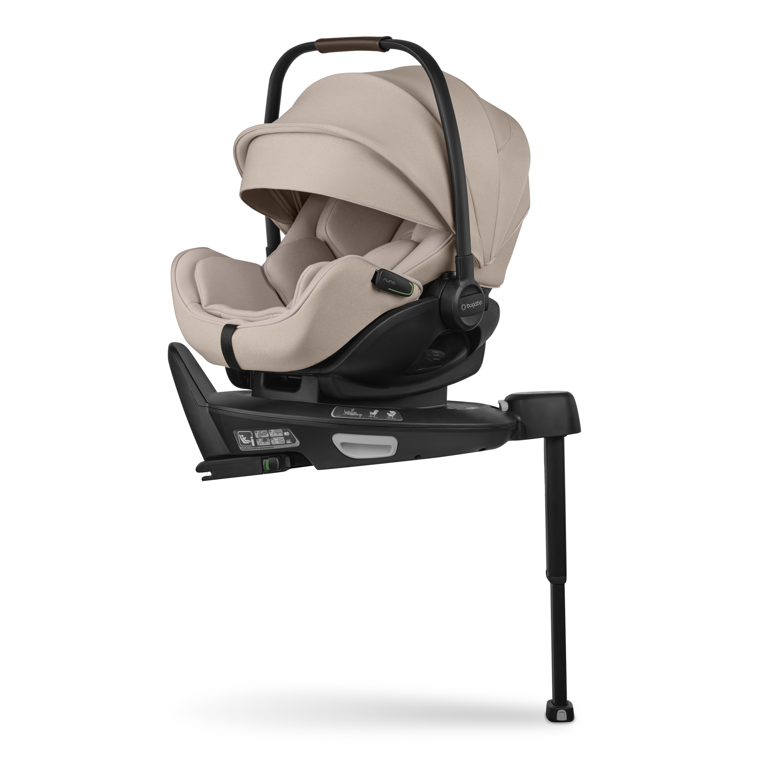Bugaboo Otter with 360 ISOFIX Base by Nuna Desert taupe melange - Thumbnail Slide 1 of 6